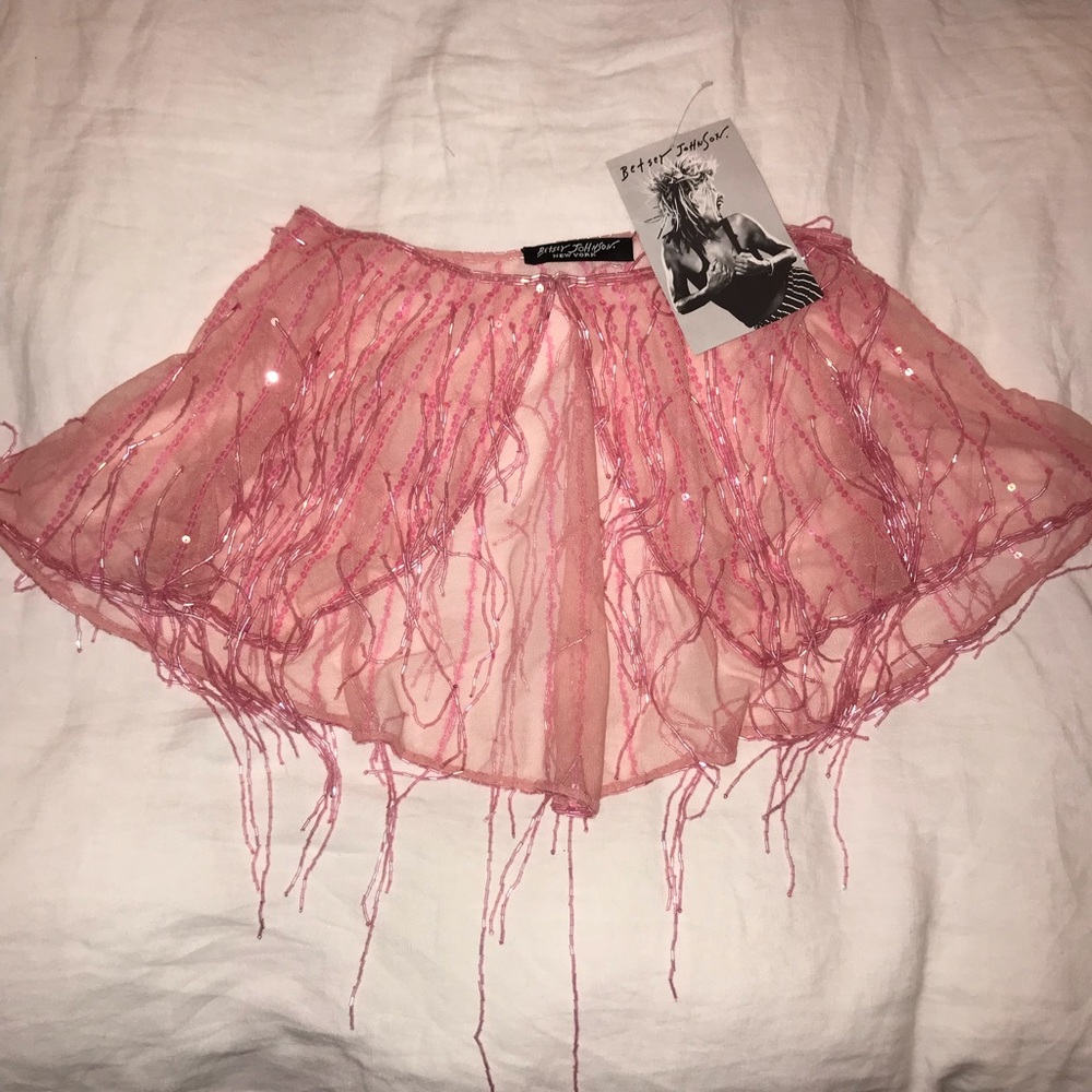 Betsey Johnson Shrug Bolero Shaw Jacket